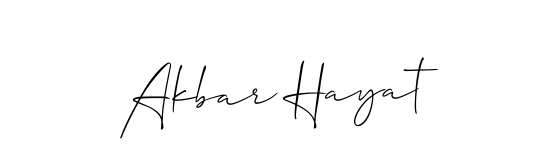 Once you've used our free online signature maker to create your best signature Allison_Script style, it's time to enjoy all of the benefits that Akbar Hayat name signing documents. Akbar Hayat signature style 2 images and pictures png