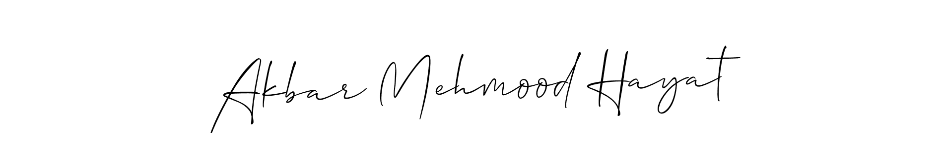 How to Draw Akbar Mehmood Hayat signature style? Allison_Script is a latest design signature styles for name Akbar Mehmood Hayat. Akbar Mehmood Hayat signature style 2 images and pictures png