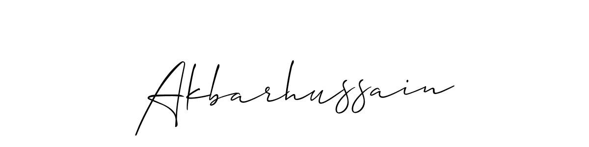 Once you've used our free online signature maker to create your best signature Allison_Script style, it's time to enjoy all of the benefits that Akbarhussain name signing documents. Akbarhussain signature style 2 images and pictures png