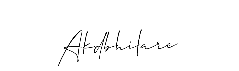 if you are searching for the best signature style for your name Akdbhilare. so please give up your signature search. here we have designed multiple signature styles  using Allison_Script. Akdbhilare signature style 2 images and pictures png
