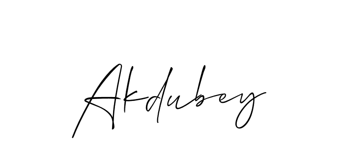 You can use this online signature creator to create a handwritten signature for the name Akdubey. This is the best online autograph maker. Akdubey signature style 2 images and pictures png