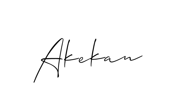 Make a short Akekan signature style. Manage your documents anywhere anytime using Allison_Script. Create and add eSignatures, submit forms, share and send files easily. Akekan signature style 2 images and pictures png