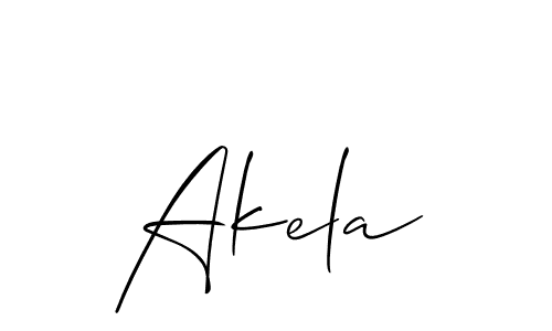 Make a beautiful signature design for name Akela. Use this online signature maker to create a handwritten signature for free. Akela signature style 2 images and pictures png