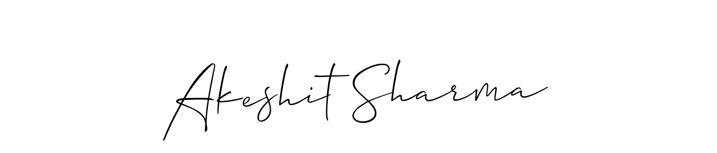 This is the best signature style for the Akeshit Sharma name. Also you like these signature font (Allison_Script). Mix name signature. Akeshit Sharma signature style 2 images and pictures png