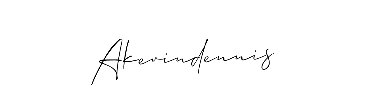 Akevindennis stylish signature style. Best Handwritten Sign (Allison_Script) for my name. Handwritten Signature Collection Ideas for my name Akevindennis. Akevindennis signature style 2 images and pictures png