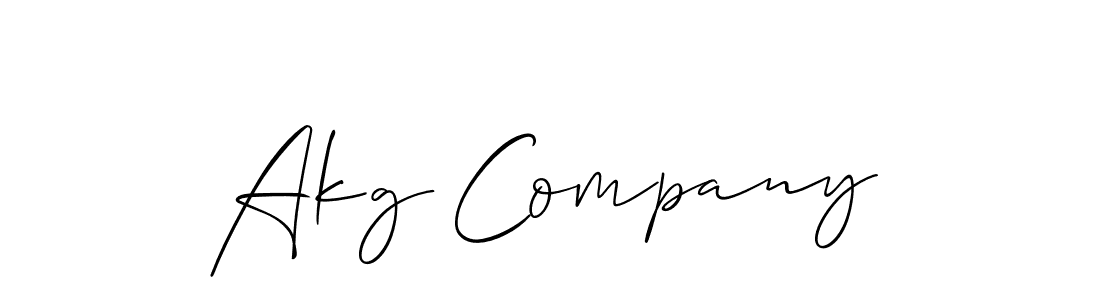 Also You can easily find your signature by using the search form. We will create Akg Company name handwritten signature images for you free of cost using Allison_Script sign style. Akg Company signature style 2 images and pictures png