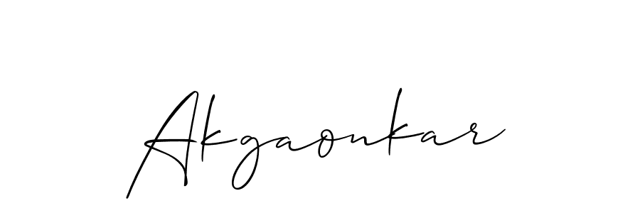 Once you've used our free online signature maker to create your best signature Allison_Script style, it's time to enjoy all of the benefits that Akgaonkar name signing documents. Akgaonkar signature style 2 images and pictures png