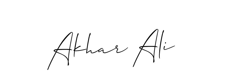 Check out images of Autograph of Akhar Ali name. Actor Akhar Ali Signature Style. Allison_Script is a professional sign style online. Akhar Ali signature style 2 images and pictures png