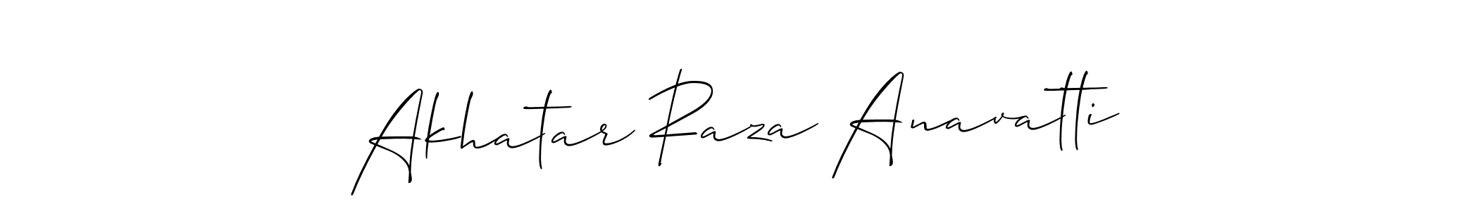 Once you've used our free online signature maker to create your best signature Allison_Script style, it's time to enjoy all of the benefits that Akhatar Raza Anavatti name signing documents. Akhatar Raza Anavatti signature style 2 images and pictures png