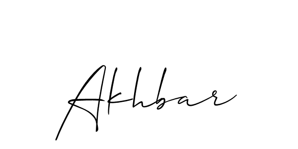 Akhbar stylish signature style. Best Handwritten Sign (Allison_Script) for my name. Handwritten Signature Collection Ideas for my name Akhbar. Akhbar signature style 2 images and pictures png