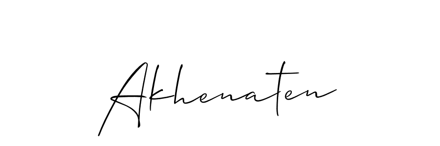 Also You can easily find your signature by using the search form. We will create Akhenaten name handwritten signature images for you free of cost using Allison_Script sign style. Akhenaten signature style 2 images and pictures png