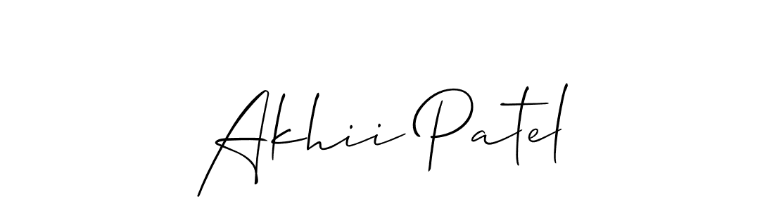 Akhii Patel stylish signature style. Best Handwritten Sign (Allison_Script) for my name. Handwritten Signature Collection Ideas for my name Akhii Patel. Akhii Patel signature style 2 images and pictures png