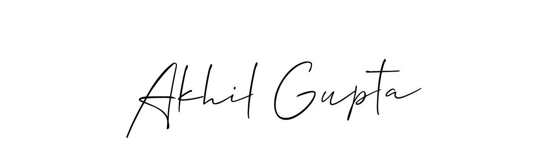 You should practise on your own different ways (Allison_Script) to write your name (Akhil Gupta) in signature. don't let someone else do it for you. Akhil Gupta signature style 2 images and pictures png