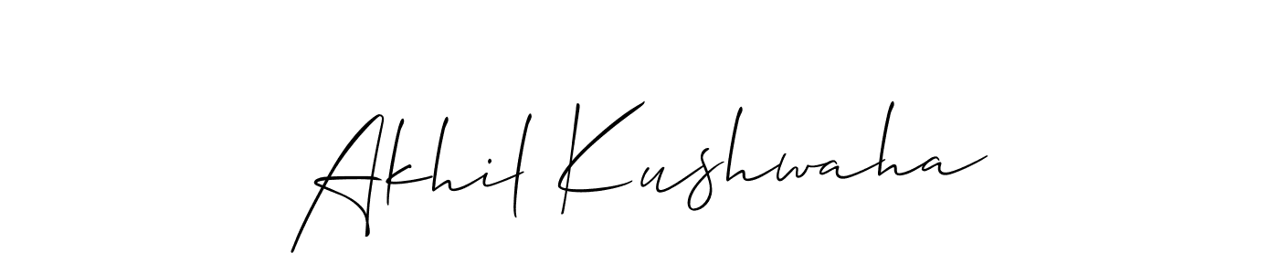 Here are the top 10 professional signature styles for the name Akhil Kushwaha. These are the best autograph styles you can use for your name. Akhil Kushwaha signature style 2 images and pictures png