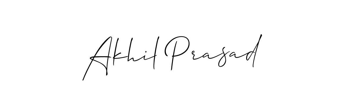 Make a short Akhil Prasad signature style. Manage your documents anywhere anytime using Allison_Script. Create and add eSignatures, submit forms, share and send files easily. Akhil Prasad signature style 2 images and pictures png