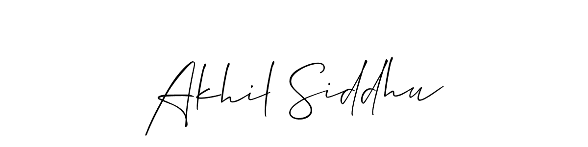 The best way (Allison_Script) to make a short signature is to pick only two or three words in your name. The name Akhil Siddhu include a total of six letters. For converting this name. Akhil Siddhu signature style 2 images and pictures png