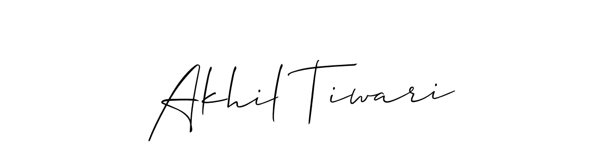 How to Draw Akhil Tiwari signature style? Allison_Script is a latest design signature styles for name Akhil Tiwari. Akhil Tiwari signature style 2 images and pictures png