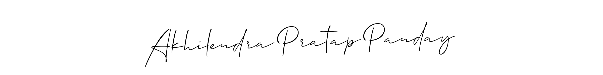 It looks lik you need a new signature style for name Akhilendra Pratap Panday. Design unique handwritten (Allison_Script) signature with our free signature maker in just a few clicks. Akhilendra Pratap Panday signature style 2 images and pictures png