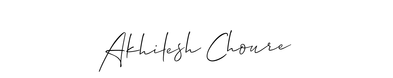 Similarly Allison_Script is the best handwritten signature design. Signature creator online .You can use it as an online autograph creator for name Akhilesh Choure. Akhilesh Choure signature style 2 images and pictures png