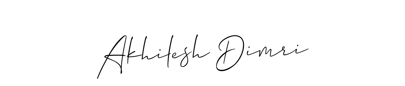 Also You can easily find your signature by using the search form. We will create Akhilesh Dimri name handwritten signature images for you free of cost using Allison_Script sign style. Akhilesh Dimri signature style 2 images and pictures png