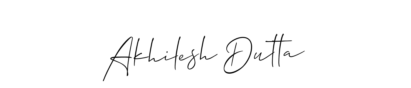 This is the best signature style for the Akhilesh Dutta name. Also you like these signature font (Allison_Script). Mix name signature. Akhilesh Dutta signature style 2 images and pictures png