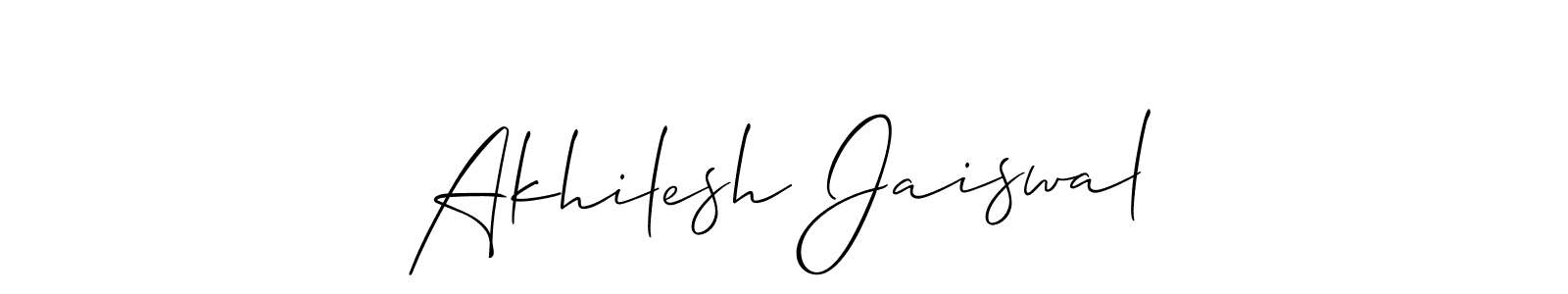 Also You can easily find your signature by using the search form. We will create Akhilesh Jaiswal name handwritten signature images for you free of cost using Allison_Script sign style. Akhilesh Jaiswal signature style 2 images and pictures png