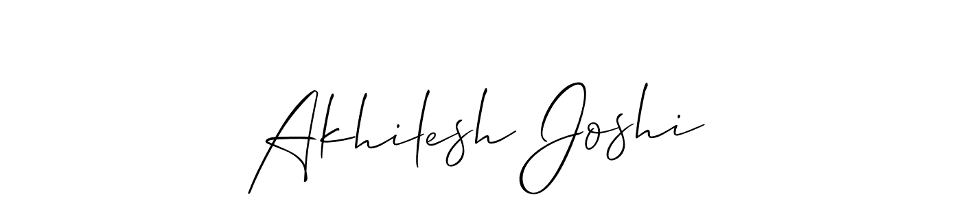 Also You can easily find your signature by using the search form. We will create Akhilesh Joshi name handwritten signature images for you free of cost using Allison_Script sign style. Akhilesh Joshi signature style 2 images and pictures png