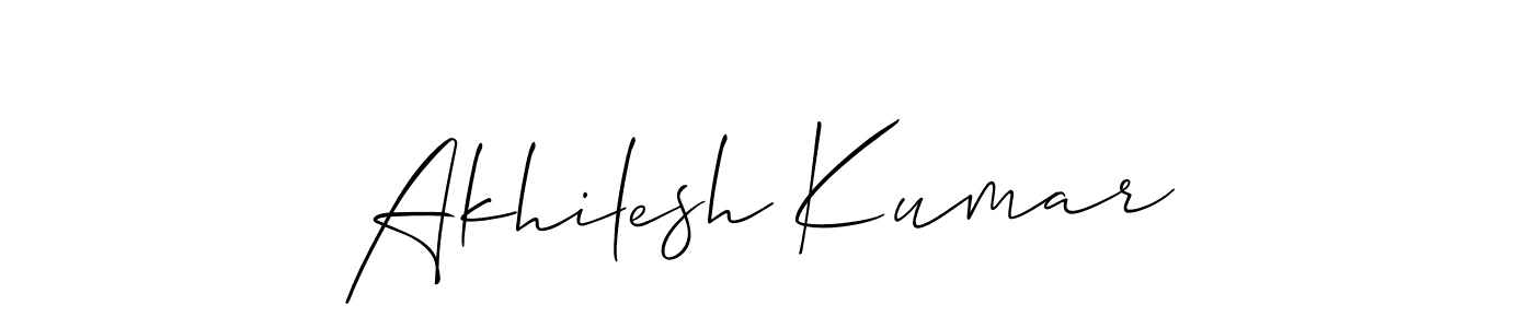 Also You can easily find your signature by using the search form. We will create Akhilesh Kumar name handwritten signature images for you free of cost using Allison_Script sign style. Akhilesh Kumar signature style 2 images and pictures png