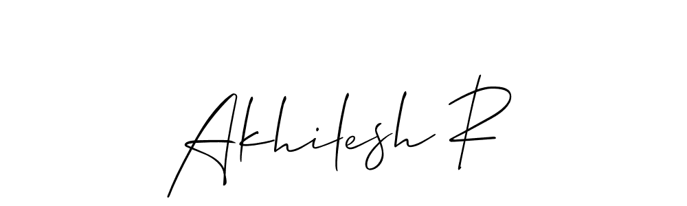 Once you've used our free online signature maker to create your best signature Allison_Script style, it's time to enjoy all of the benefits that Akhilesh R name signing documents. Akhilesh R signature style 2 images and pictures png