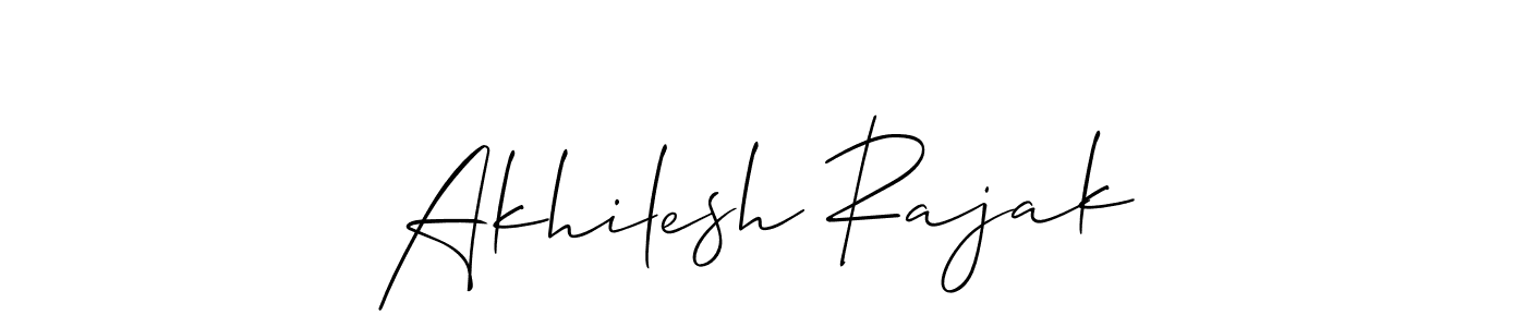 The best way (Allison_Script) to make a short signature is to pick only two or three words in your name. The name Akhilesh Rajak include a total of six letters. For converting this name. Akhilesh Rajak signature style 2 images and pictures png