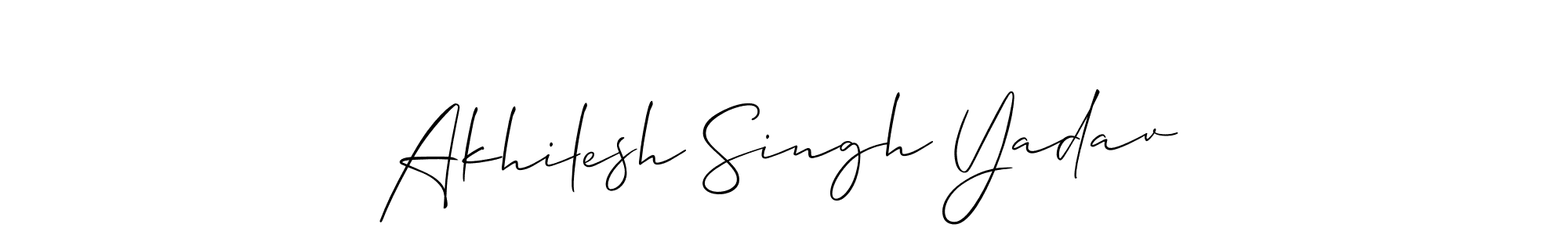 This is the best signature style for the Akhilesh Singh Yadav name. Also you like these signature font (Allison_Script). Mix name signature. Akhilesh Singh Yadav signature style 2 images and pictures png