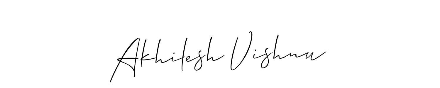 Best and Professional Signature Style for Akhilesh Vishnu. Allison_Script Best Signature Style Collection. Akhilesh Vishnu signature style 2 images and pictures png