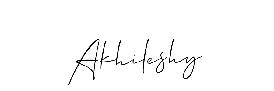 Also You can easily find your signature by using the search form. We will create Akhileshy name handwritten signature images for you free of cost using Allison_Script sign style. Akhileshy signature style 2 images and pictures png