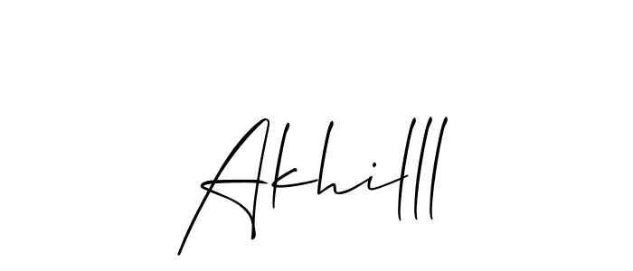 Akhilll stylish signature style. Best Handwritten Sign (Allison_Script) for my name. Handwritten Signature Collection Ideas for my name Akhilll. Akhilll signature style 2 images and pictures png