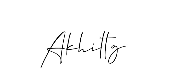 Akhiltg stylish signature style. Best Handwritten Sign (Allison_Script) for my name. Handwritten Signature Collection Ideas for my name Akhiltg. Akhiltg signature style 2 images and pictures png