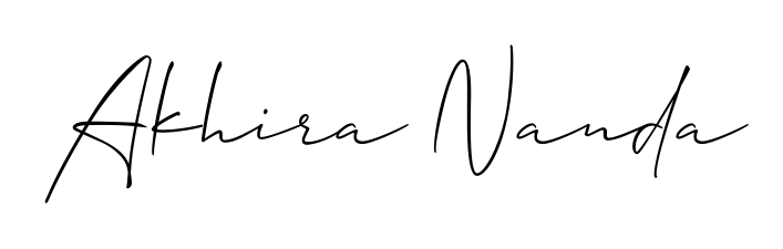 Create a personalized artistic stamp with Akhira Nanda in Allison_Script font. Perfect for visual artists, designers, and influencers. Akhira Nanda signature style 2 images and pictures png