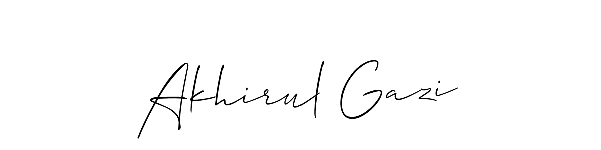 Similarly Allison_Script is the best handwritten signature design. Signature creator online .You can use it as an online autograph creator for name Akhirul Gazi. Akhirul Gazi signature style 2 images and pictures png