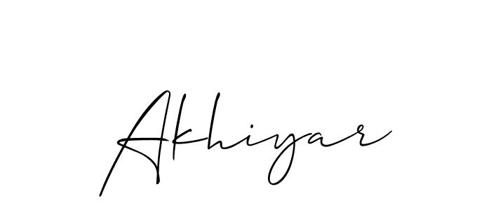 Akhiyar stylish signature style. Best Handwritten Sign (Allison_Script) for my name. Handwritten Signature Collection Ideas for my name Akhiyar. Akhiyar signature style 2 images and pictures png