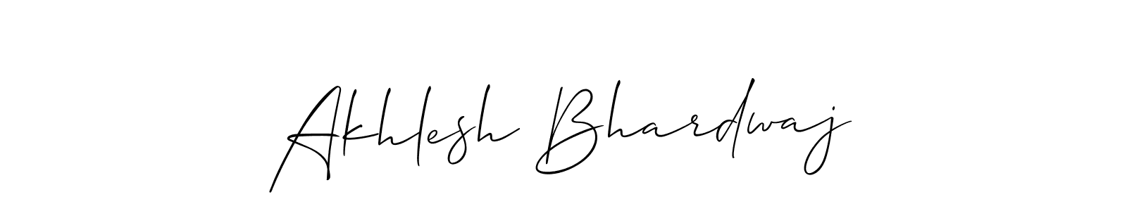 Design your own signature with our free online signature maker. With this signature software, you can create a handwritten (Allison_Script) signature for name Akhlesh Bhardwaj. Akhlesh Bhardwaj signature style 2 images and pictures png