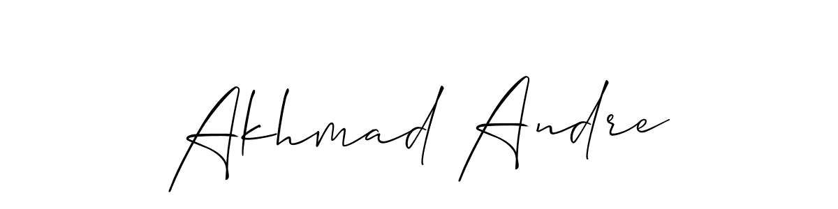 You can use this online signature creator to create a handwritten signature for the name Akhmad Andre. This is the best online autograph maker. Akhmad Andre signature style 2 images and pictures png