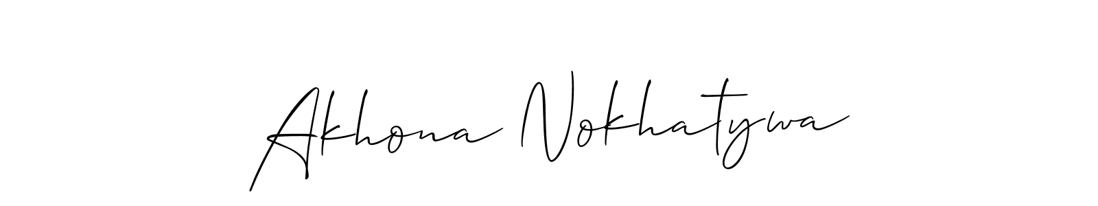 Best and Professional Signature Style for Akhona Nokhatywa. Allison_Script Best Signature Style Collection. Akhona Nokhatywa signature style 2 images and pictures png