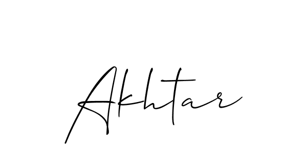 Akhtar stylish signature style. Best Handwritten Sign (Allison_Script) for my name. Handwritten Signature Collection Ideas for my name Akhtar. Akhtar signature style 2 images and pictures png