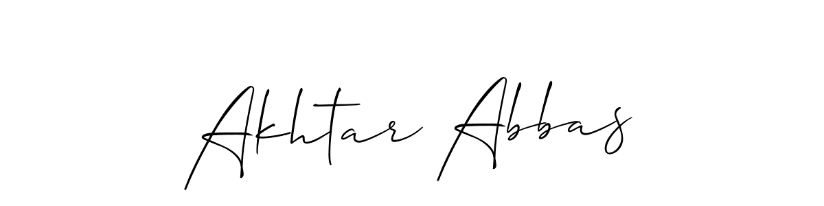 How to Draw Akhtar Abbas signature style? Allison_Script is a latest design signature styles for name Akhtar Abbas. Akhtar Abbas signature style 2 images and pictures png