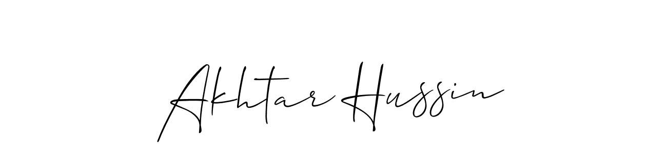 Make a beautiful signature design for name Akhtar Hussin. Use this online signature maker to create a handwritten signature for free. Akhtar Hussin signature style 2 images and pictures png