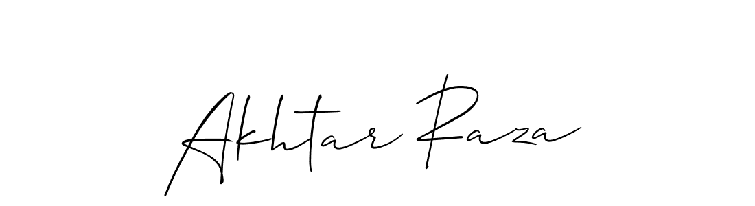 Also we have Akhtar Raza name is the best signature style. Create professional handwritten signature collection using Allison_Script autograph style. Akhtar Raza signature style 2 images and pictures png