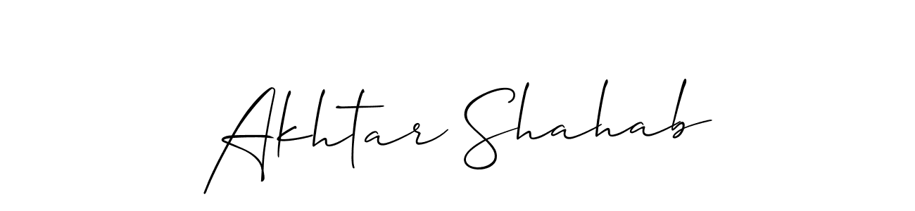 Similarly Allison_Script is the best handwritten signature design. Signature creator online .You can use it as an online autograph creator for name Akhtar Shahab. Akhtar Shahab signature style 2 images and pictures png