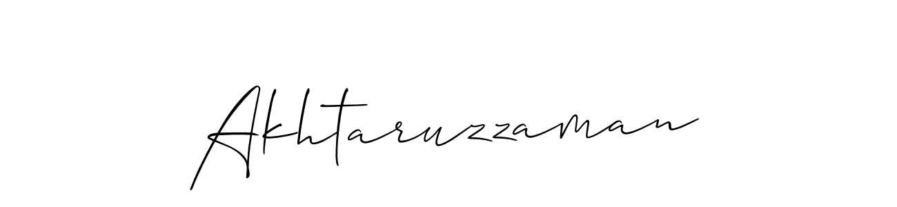 The best way (Allison_Script) to make a short signature is to pick only two or three words in your name. The name Akhtaruzzaman include a total of six letters. For converting this name. Akhtaruzzaman signature style 2 images and pictures png