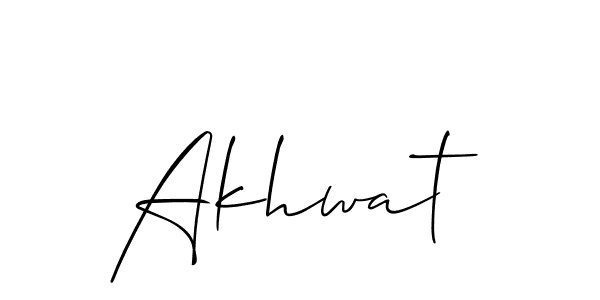 Allison_Script is a professional signature style that is perfect for those who want to add a touch of class to their signature. It is also a great choice for those who want to make their signature more unique. Get Akhwat name to fancy signature for free. Akhwat signature style 2 images and pictures png