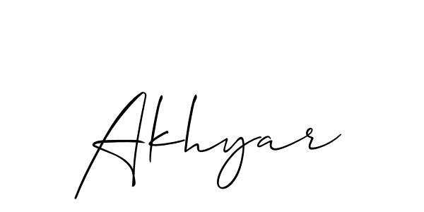 Once you've used our free online signature maker to create your best signature Allison_Script style, it's time to enjoy all of the benefits that Akhyar name signing documents. Akhyar signature style 2 images and pictures png