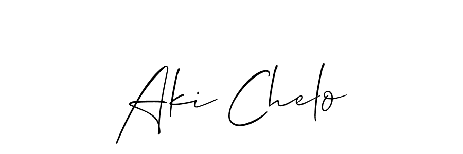 Here are the top 10 professional signature styles for the name Aki Chelo. These are the best autograph styles you can use for your name. Aki Chelo signature style 2 images and pictures png
